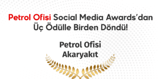 Sosyal medyanın liderleri belirlendi Akaryakıtta Altın Ödül Petrol Ofisi’nin
