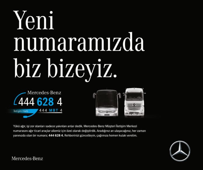 Mercedes-Benz T__rk M____teri __leti__im Merkezi yeni numaras__yla hizmette