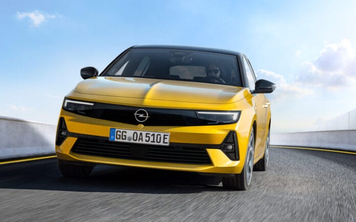 The new 2021 Opel Astra