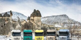 Aksaray’da Üretilen Mercedes-Benz Türk İmzalı Kamyonlar Avrupada