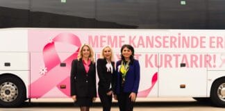Mercedes-Benz Travego Meme Kanseriyle Mücadelede Farkındalık Yaratacak Yeni Bir Yolculuğa Başladı!